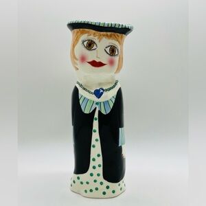 Whimsical Millie Ceramic Figurine Vase By Bella Casa Ganz Susan Paley